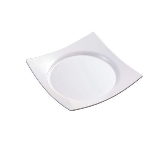 319348 ワープスクウェア皿 白