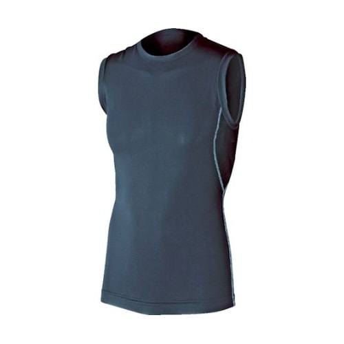 JW627BKLL冷感消臭クル−ネック黒