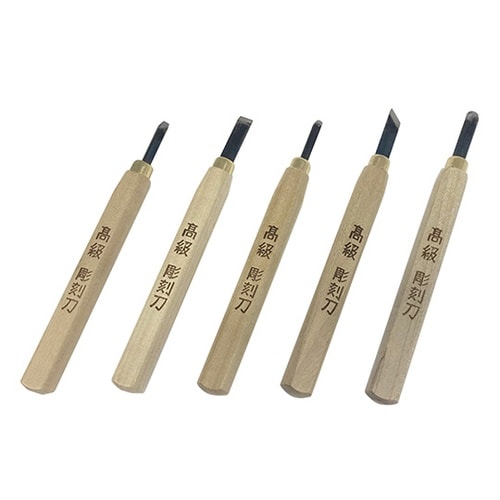 110051ビニルケース入彫刻刀セット