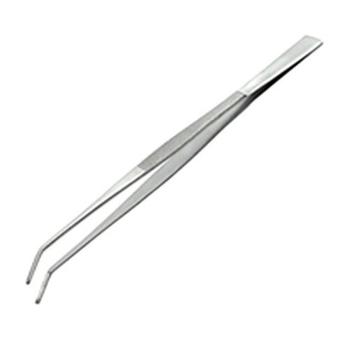 159 ステンレスピンセット 先曲