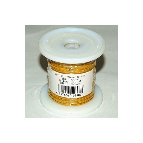 ETFE0.26YL100R 電線 黄