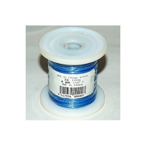 ETFE0.26AL100R 電線 青
