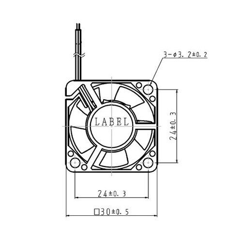 F3010ES−12UCV ファンモータ