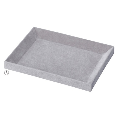 61−545−27−6接客トレイ大グレー