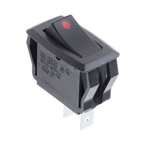 419−700 ロッカースイッチ 黒/赤