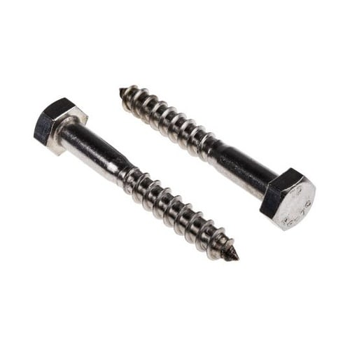 木ねじ ねじサイズ 8mmx六角 ステン