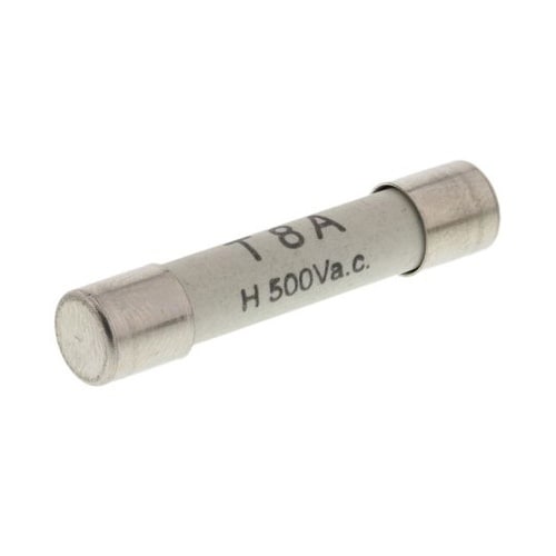 セラミック管ヒューズ 8A (タイムラグ