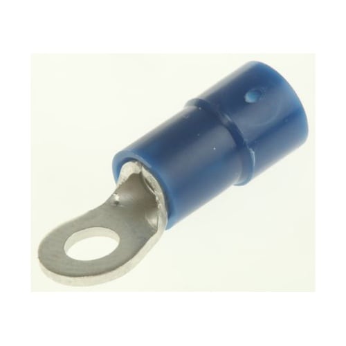 絶縁 丸形圧着端子 スタッド径 M3 青