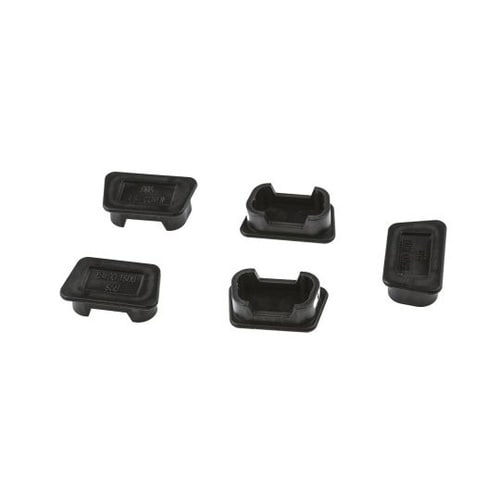 D−subコネクタダストキャップ 黒 9