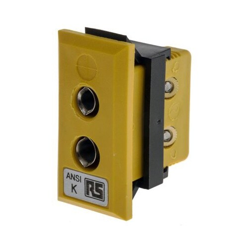 熱電対コネクタ 標準パネル取り付けソケッ