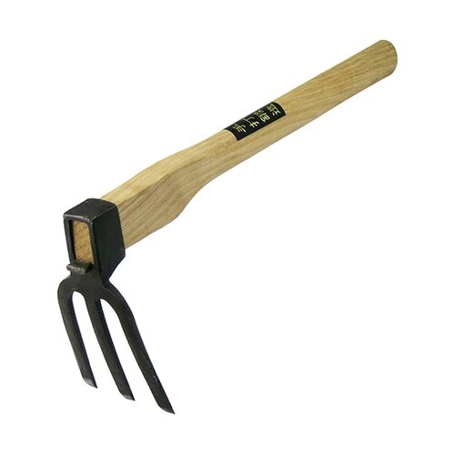 13341手打鍛造片手鍬三本390mm柄