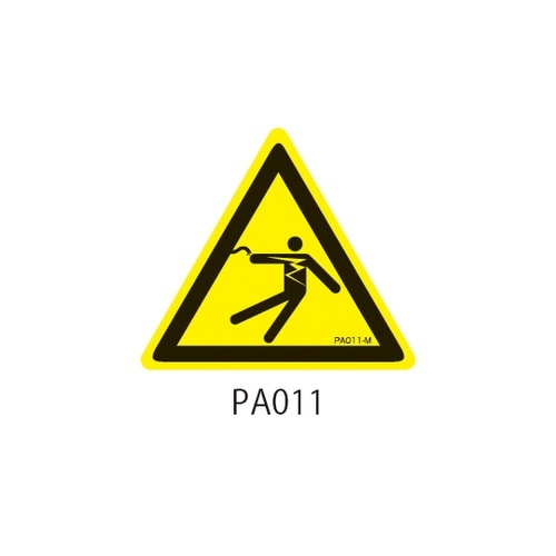 PAシリーズ 三角ラベル Sサイズ 感電