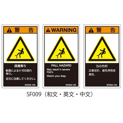 SFシリーズ PL警告ラベル SEMI規