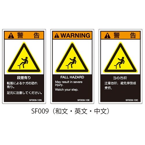 SFシリーズ PL警告ラベル SEMI規