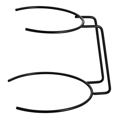 18−8 2段陶器皿スタンド ブラック