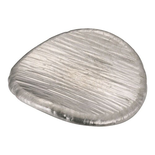 SG019 錫 丸餅型箸置 ゴザ目