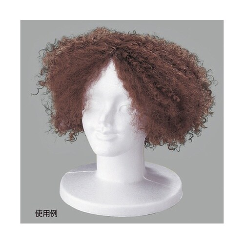 マネキンヘッド 白 顔付き 61−163