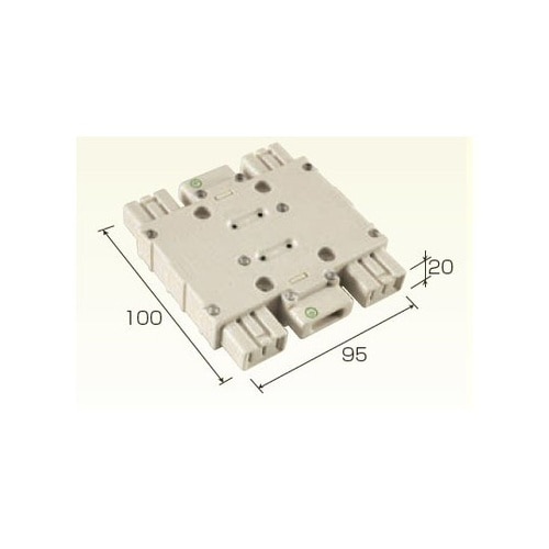AHJ80004W 3芯ハーネス4分岐白