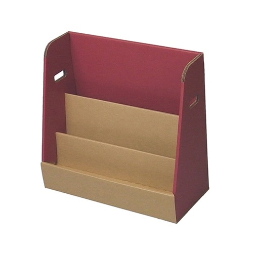 すまいるキッズ絵本ラック(レッド)