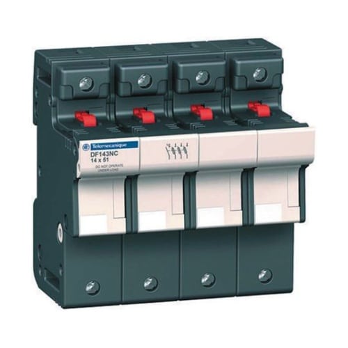 レール取り付けヒューズホルダ 50A 6