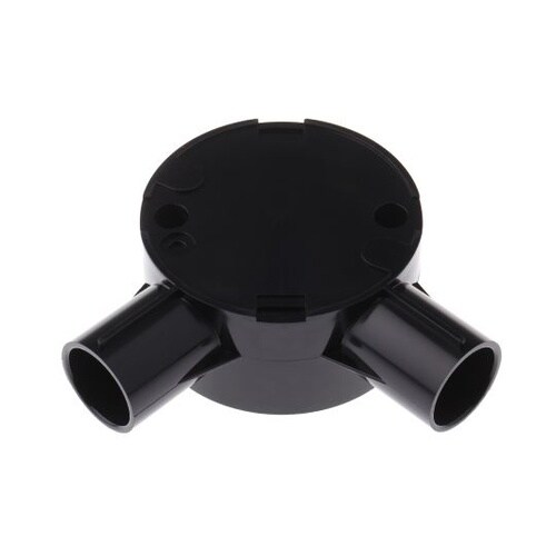 コンジット アングルボックス 黒 PVC