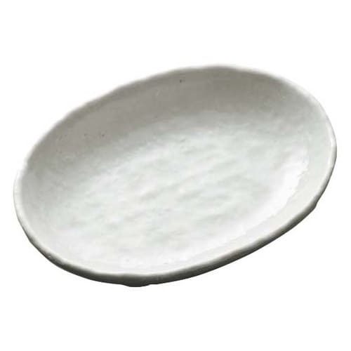 8109600 粉引 小判多菜皿 大