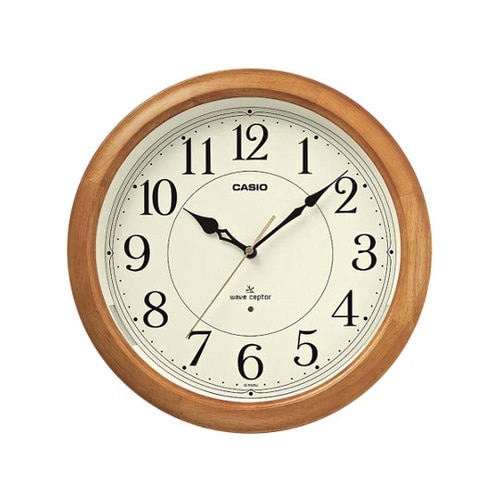 6750500 カシオ 電波クロック白木