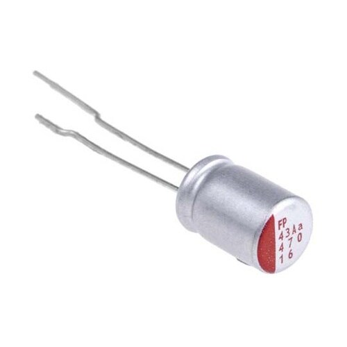 導電性高分子アルミ固体電解コンデンサ,F