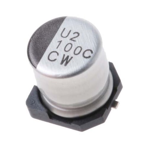 電解コンデンサ 100μF 16V dc