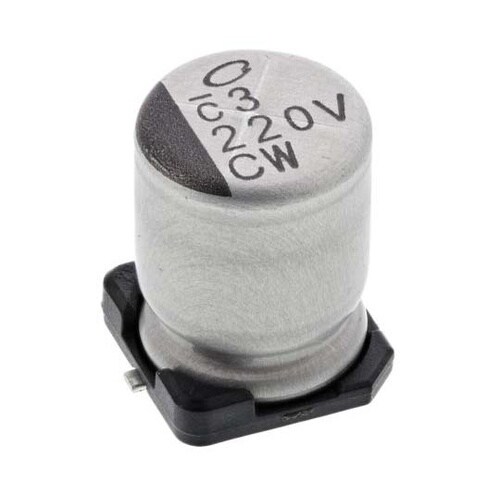 電解コンデンサ 220μF 35V dc