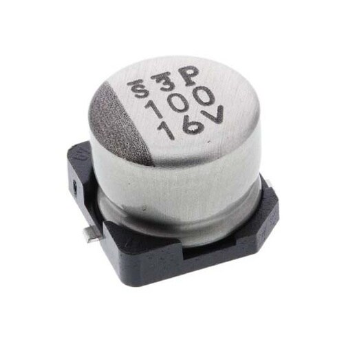 電解コンデンサ 100μF 16V dc