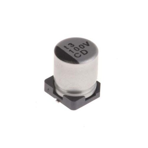 電解コンデンサ 100μF 35V dc