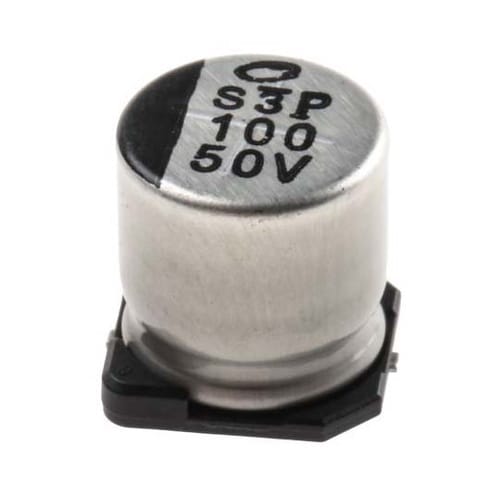 電解コンデンサ 100μF 50V dc
