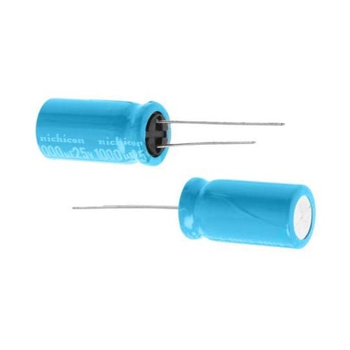 電解コンデンサ 1000μF 25V d