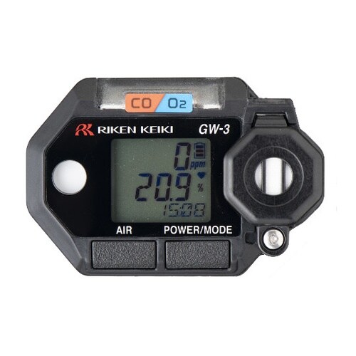 個人装着型酸素・一酸化炭素計 GW−3(