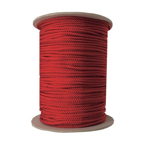 PAR8107 江戸打ち紐 赤 約4mm