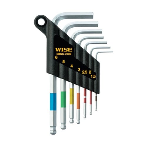 ボールポイントレンチ 7本セットNC(標