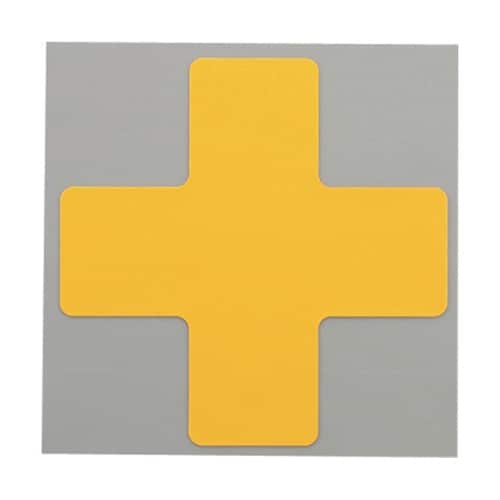 Y6039 フロアサインズX型M黄10枚