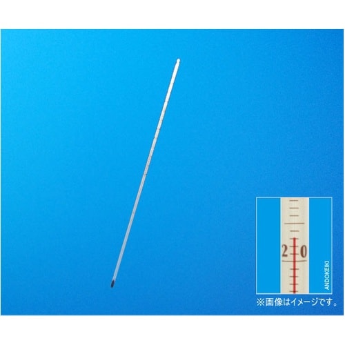 1−42−3 足長赤液棒状温度計