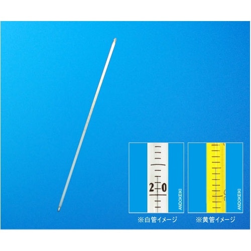 1−53−11 足長水銀棒状温度計 白