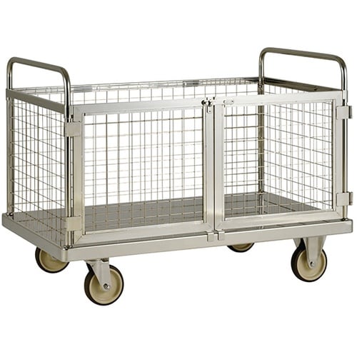 MD−1275E 金網付きステンレス台車
