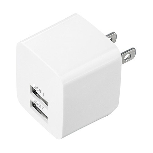 ACA−IP44W USB充電器 白