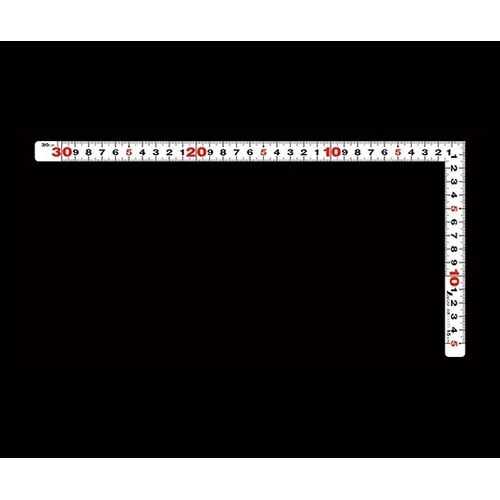 11171 曲尺平ぴた 白 30cm