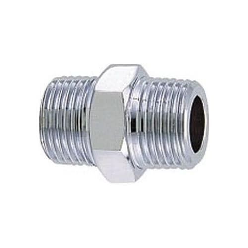 6128A−20 六角ニップル クローム