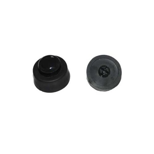 防振ゴム 黒 高さ:6mm 1袋(40個