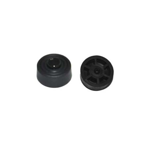 防振ゴム 黒 高さ:8mm 1袋(40個