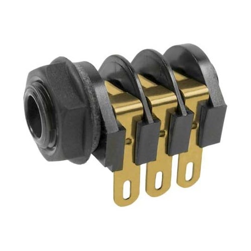 フォーンジャック (メス) パネルマウン