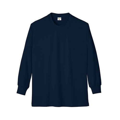 8121−01−SS 長袖Tシャツ紺SS