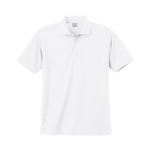801−90−SS 半袖ポロシャツ白SS