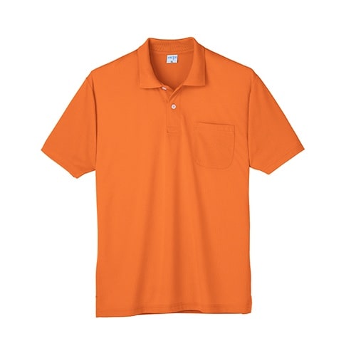 7361−12−LL 半袖ポロシャツ 橙